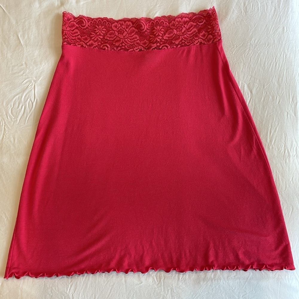 Lace Waist Skirt by Moda International - Picture 4 of 5